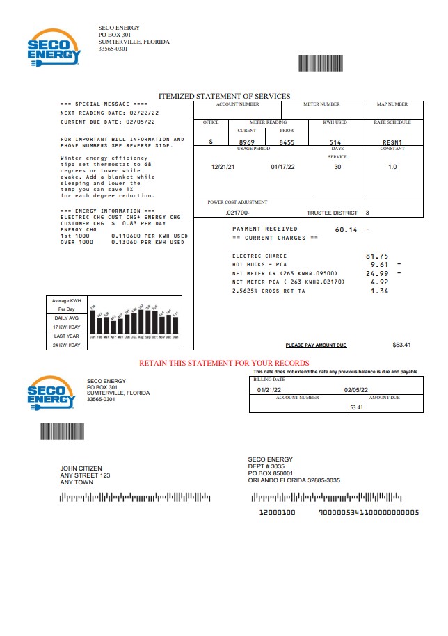  Minol USA business utility bill 